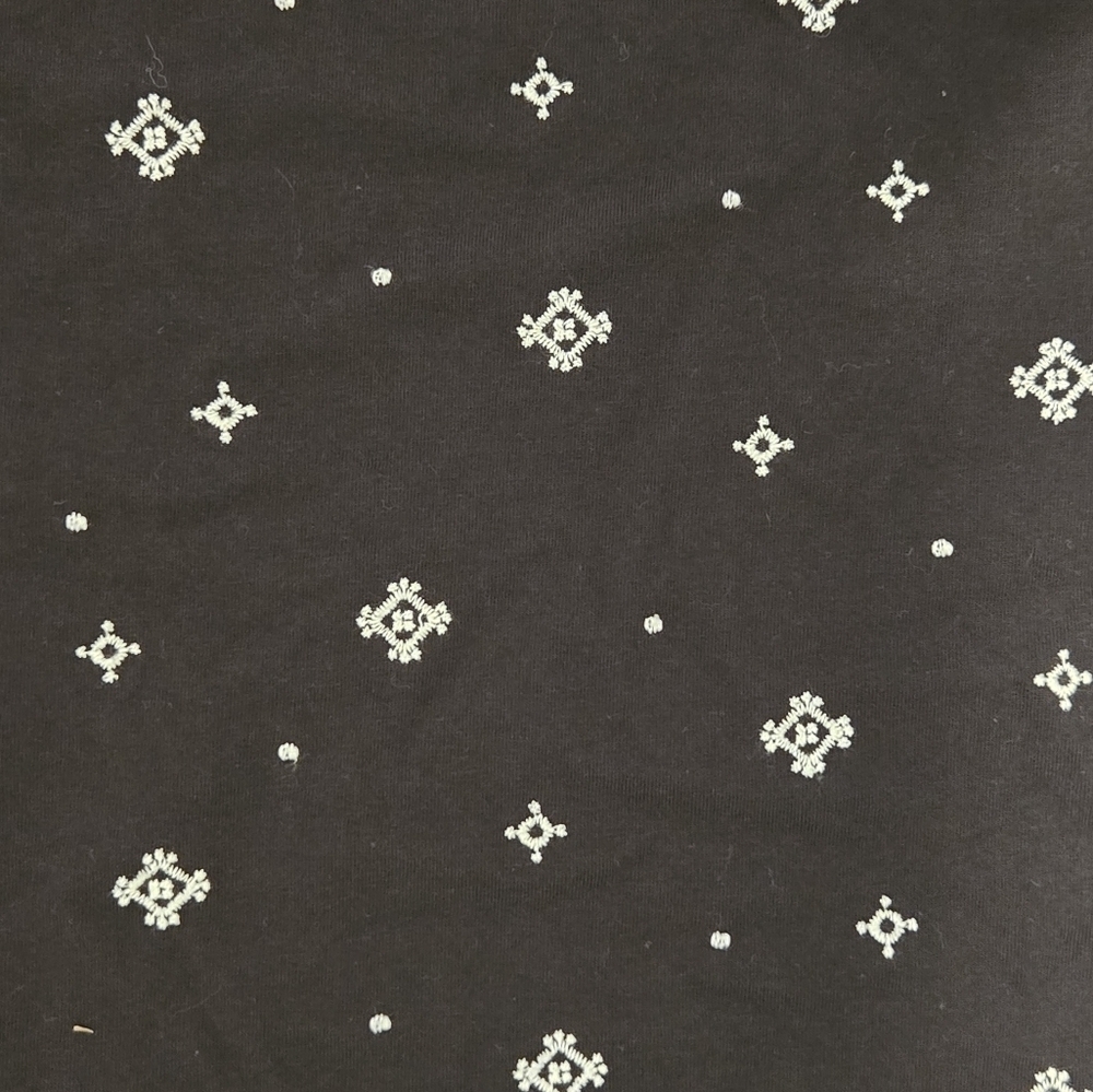 Loft Black and White Patterned Top - Picture 6 of 7